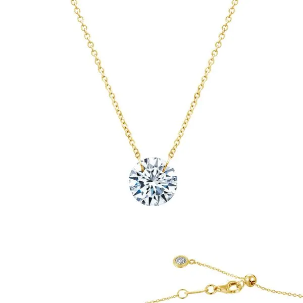 Frameless Solitaire Necklace Allen's Fine Jewelry, Inc. Grenada, MS