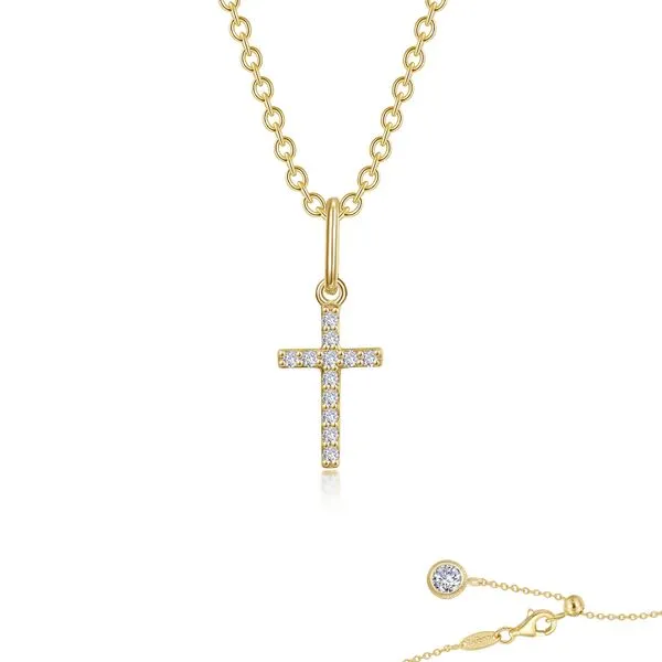 Mini Cross Necklace Jerald Jewelers Latrobe, PA