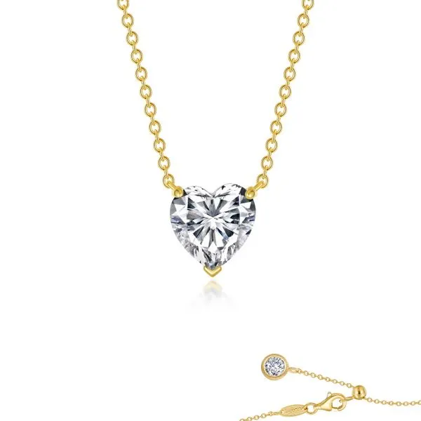 Heart Solitaire Necklace Richard's Jewelry Berne, IN