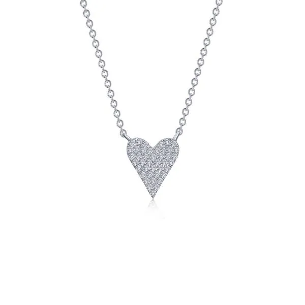 Pave Heart Necklace J. Meredith Jewelers Delafield, WI