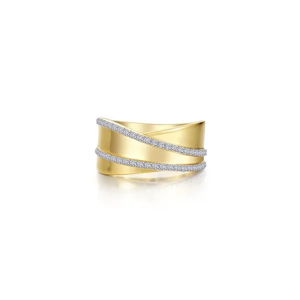 Statement Criss-Cross Wide Band J. Meredith Jewelers Delafield, WI