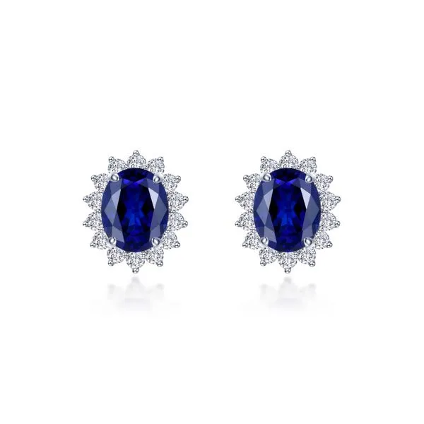 6.2 CTW Halo Stud  Earrings Richard's Jewelry Berne, IN