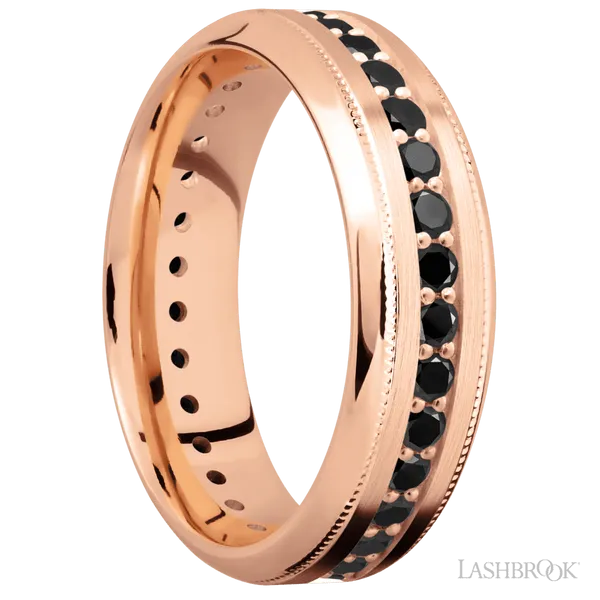 14K Rose Gold Band Image 2 Raleigh Diamond Fine Jewelry Raleigh, NC