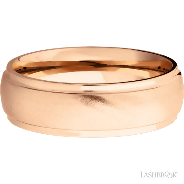 14K Rose Gold Band Image 3 Raleigh Diamond Fine Jewelry Raleigh, NC
