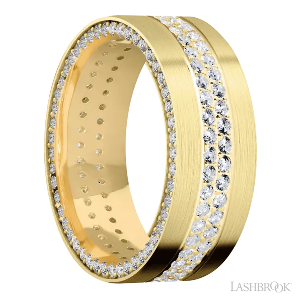 14K Yellow Gold Band Image 2 Raleigh Diamond Fine Jewelry Raleigh, NC