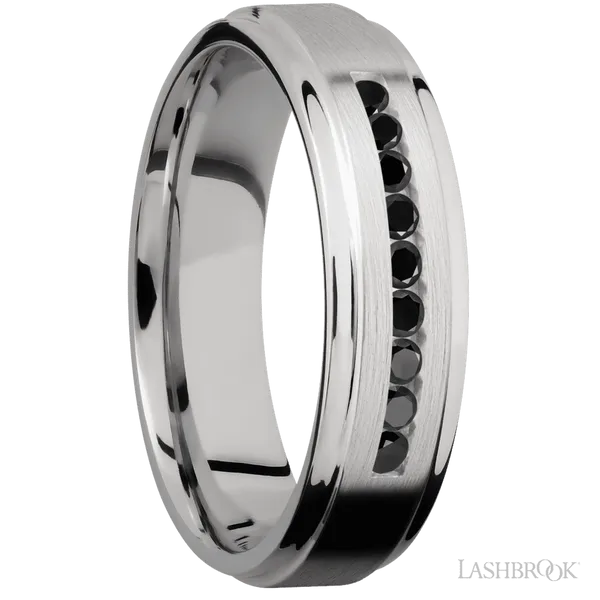 Cobalt Chrome Band Image 2 Raleigh Diamond Fine Jewelry Raleigh, NC