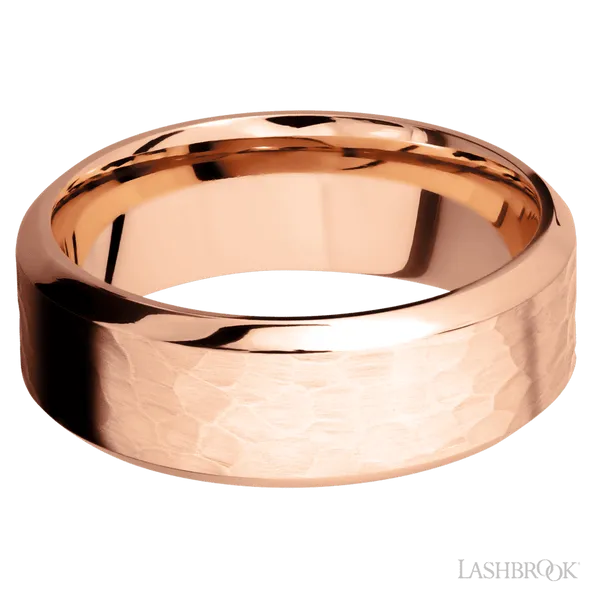 14K Rose Gold Band Image 3 Raleigh Diamond Fine Jewelry Raleigh, NC