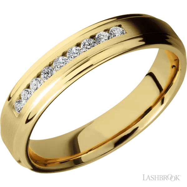 14K Yellow Gold Band Raleigh Diamond Fine Jewelry Raleigh, NC