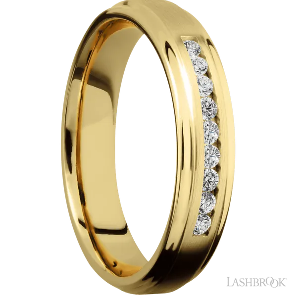 14K Yellow Gold Band Image 2 Raleigh Diamond Fine Jewelry Raleigh, NC