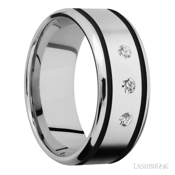 Cobalt Chrome Band Image 2 Raleigh Diamond Fine Jewelry Raleigh, NC