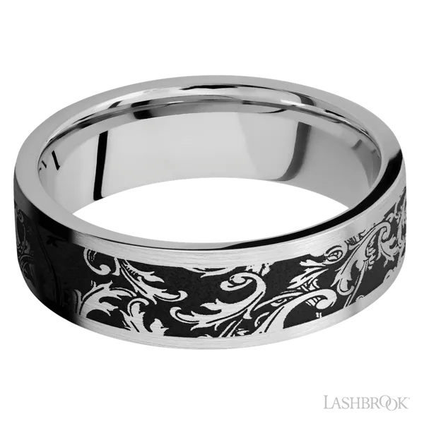 Cobalt Chrome Band Image 3 Raleigh Diamond Fine Jewelry Raleigh, NC