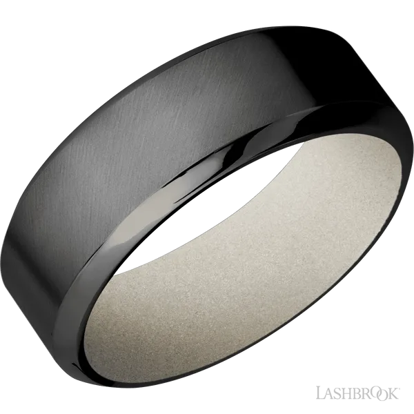 Zirconium with Anglesatin , Polish Finish and Bright Nickel Baxter's Fine Jewelry Warwick, RI