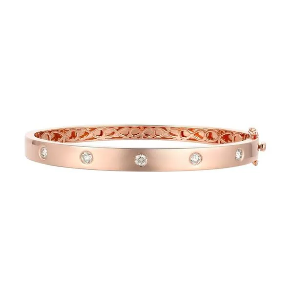 14K Strawberry Gold® Bangle Alan Miller Jewelers Oregon, OH