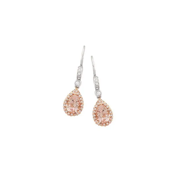 Morganite Earrings Dolabany Jewelers Westwood, MA