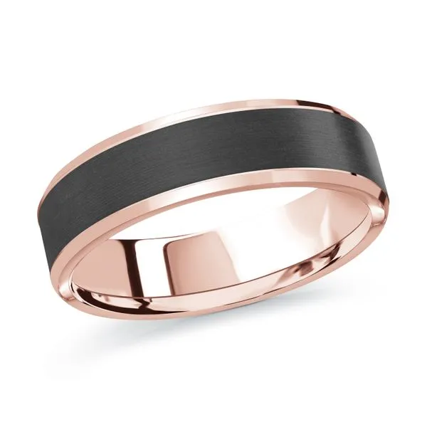 CARBON FIBER AND GOLD WEDDING BAND Sanders Jewelers Gainesville, FL