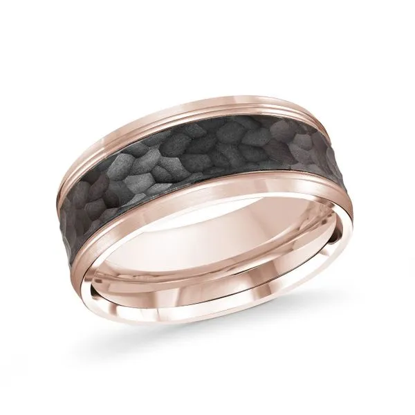 CARBON FIBER AND GOLD WEDDING BAND Cherry Street Jewelers Tulsa, OK