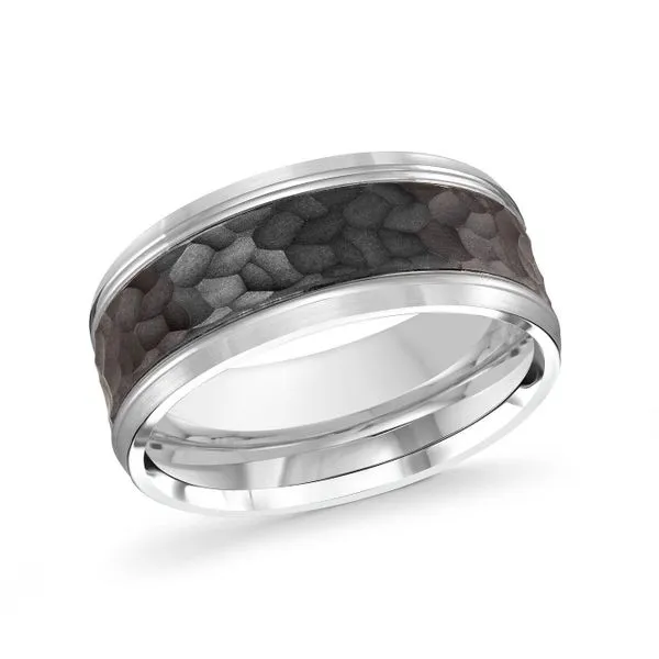 CARBON FIBER AND GOLD WEDDING BAND Cherry Street Jewelers Tulsa, OK