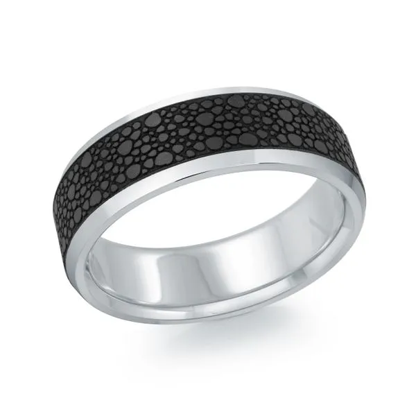 CARBON FIBER AND GOLD WEDDING BAND Cherry Street Jewelers Tulsa, OK