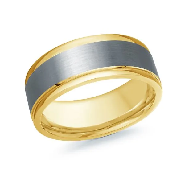 TANTALUM AND GOLD WEDDING BAND Becker's Jewelers Burlington, IA