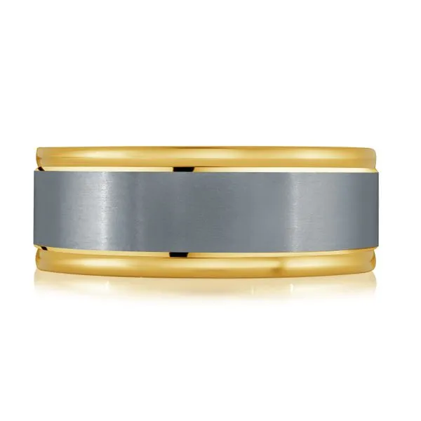 TANTALUM AND GOLD WEDDING BAND Image 2 Becker's Jewelers Burlington, IA