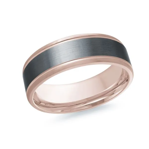 TANTALUM AND GOLD WEDDING BAND Cherry Street Jewelers Tulsa, OK