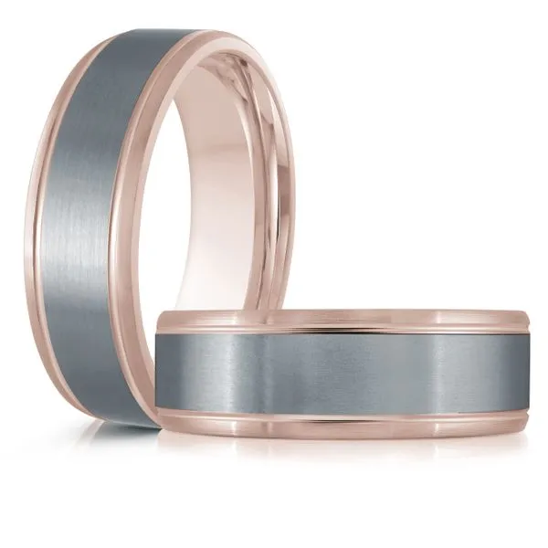 TANTALUM AND GOLD WEDDING BAND Image 3 Jo & Co. Jewelers Hardy, VA