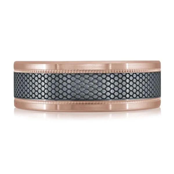 TANTALUM AND GOLD WEDDING BAND Image 2 Cherry Street Jewelers Tulsa, OK