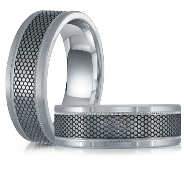 TANTALUM AND GOLD WEDDING BAND Image 3 Charles Frederick Jewelers Chelmsford, MA