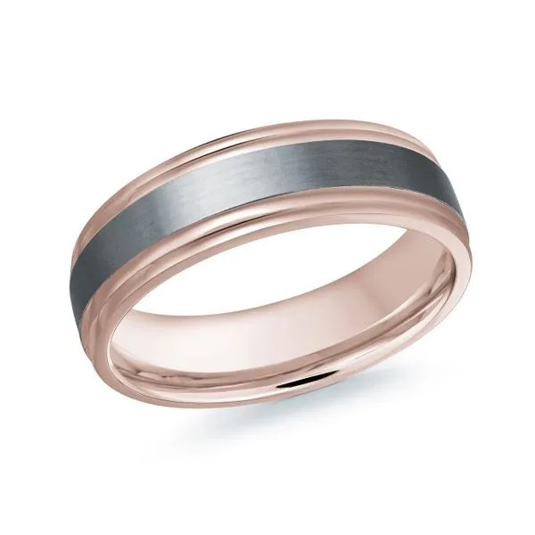 TANTALUM AND GOLD WEDDING BAND Cherry Street Jewelers Tulsa, OK