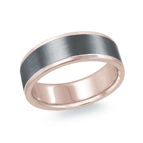 TANTALUM AND GOLD WEDDING BAND Cherry Street Jewelers Tulsa, OK