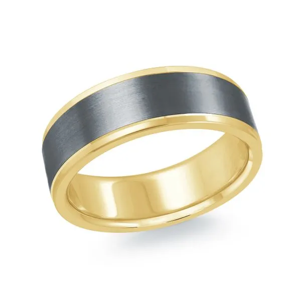 TANTALUM AND GOLD WEDDING BAND Cherry Street Jewelers Tulsa, OK