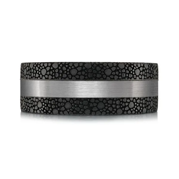 TANTALUM WEDDING BAND Image 2 Thomas A. Davis Jewelers Holland, MI