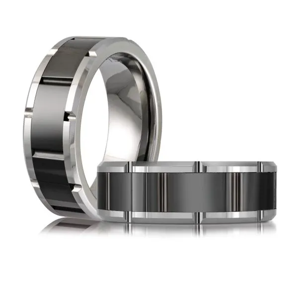 TUNGSTEN WEDDING BAND Image 3 Becker's Jewelers Burlington, IA