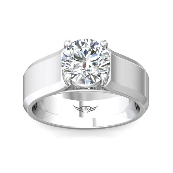 FlyerFit Encore 14K White Gold Engagement Ring Image 2 Diamond Source Jewelers Greenwood Village, CO