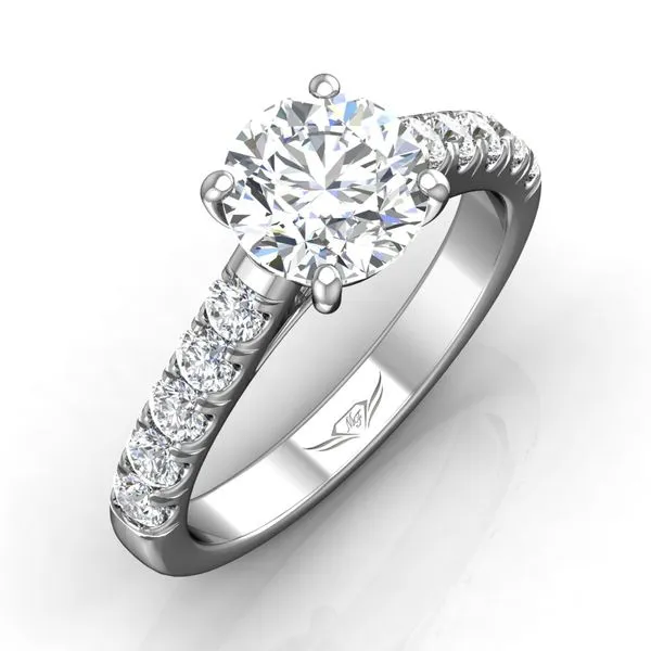 FlyerFit Encore 18K White Gold Engagement Ring H-I SI1 Image 5 Valentine's Fine Jewelry Dallas, PA