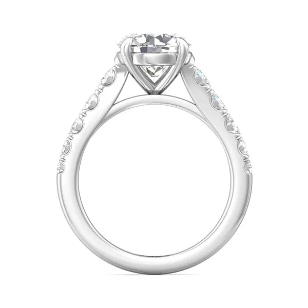 FlyerFit Encore 14K White Gold Engagement Ring H-I SI2 Image 3 Diamond Source Jewelers Greenwood Village, CO