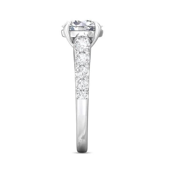FlyerFit Encore 14K White Gold Engagement Ring H-I SI2 Image 4 Diamond Source Jewelers Greenwood Village, CO