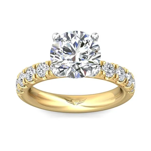 FlyerFit Encore 14K Yellow and 14K White Gold Engagement Ring G-H VS2-SI1 Image 2 Diamond Source Jewelers Greenwood Village, CO