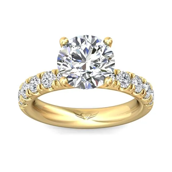 FlyerFit Encore 14K Yellow Gold Engagement Ring H-I SI2 Image 2 Diamond Source Jewelers Greenwood Village, CO