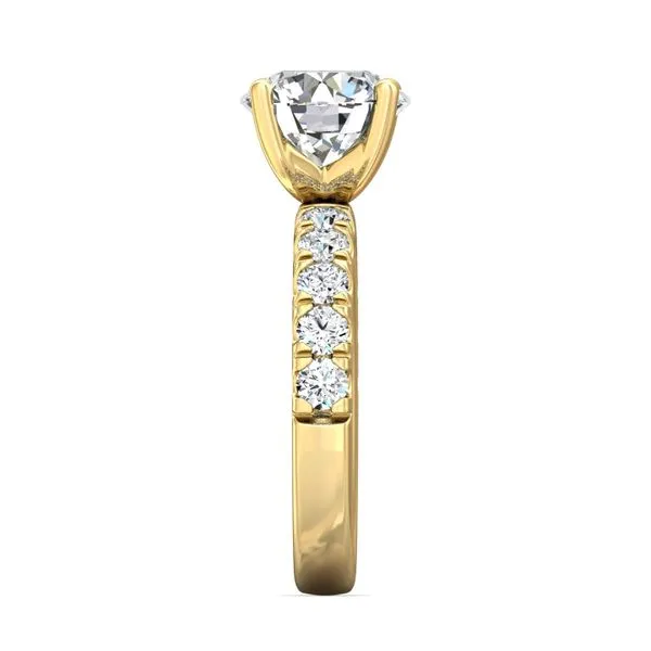FlyerFit Encore 14K Yellow Gold Engagement Ring H-I SI2 Image 4 Diamond Source Jewelers Greenwood Village, CO