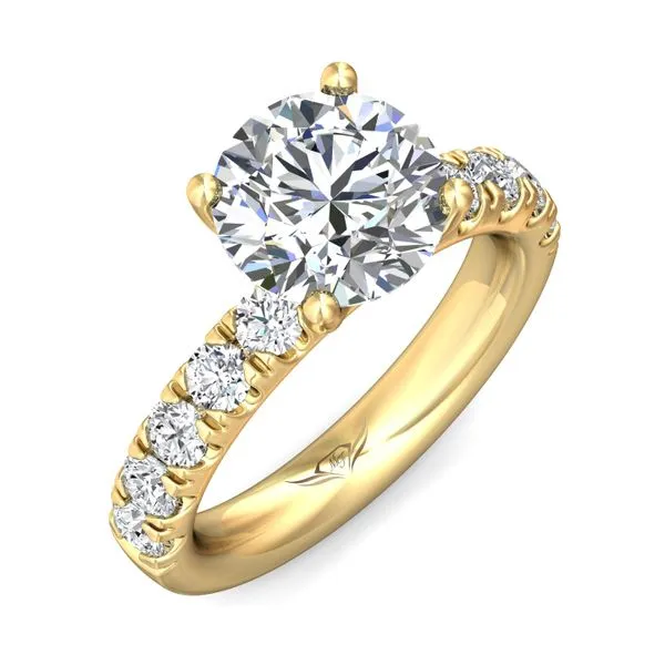 FlyerFit Encore 14K Yellow Gold Engagement Ring H-I SI2 Image 5 Diamond Source Jewelers Greenwood Village, CO