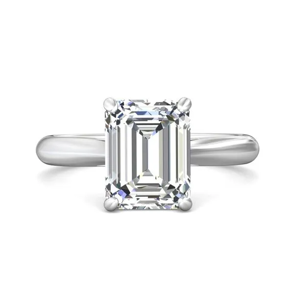 FlyerFit Solitaire 14K White Gold Engagement Ring Valentine's Fine Jewelry Dallas, PA