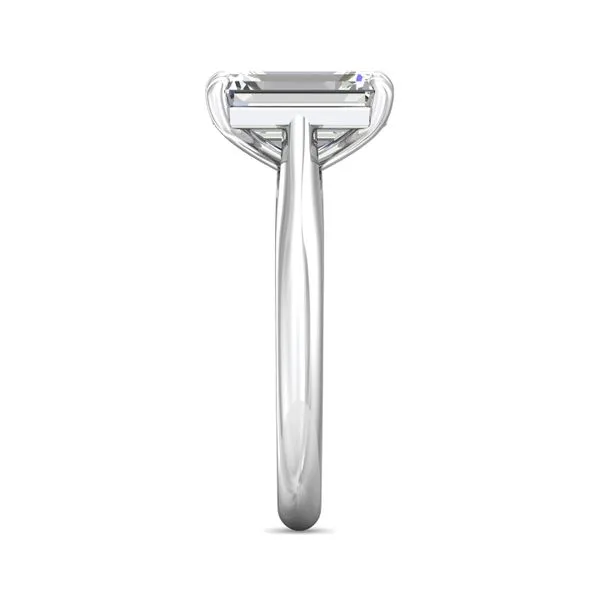 FlyerFit Solitaire 14K White Gold Engagement Ring Image 4 Valentine's Fine Jewelry Dallas, PA