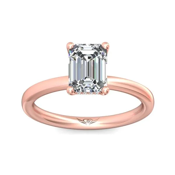 FlyerFit Solitaire 18K Pink Gold Engagement Ring H-I SI2 Image 2 Valentine's Fine Jewelry Dallas, PA