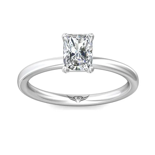 FlyerFit Solitaire 14K White Gold Engagement Ring Image 2 Diamond Source Jewelers Greenwood Village, CO