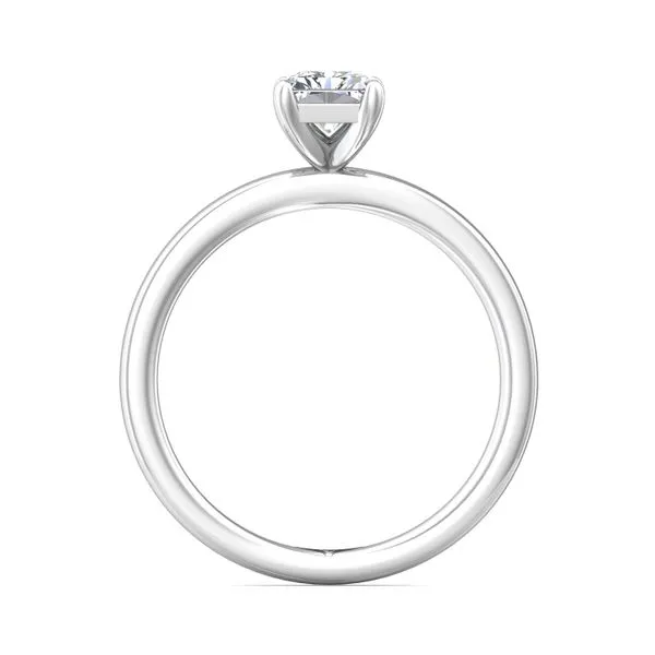 FlyerFit Solitaire 14K White Gold Engagement Ring Image 3 Diamond Source Jewelers Greenwood Village, CO