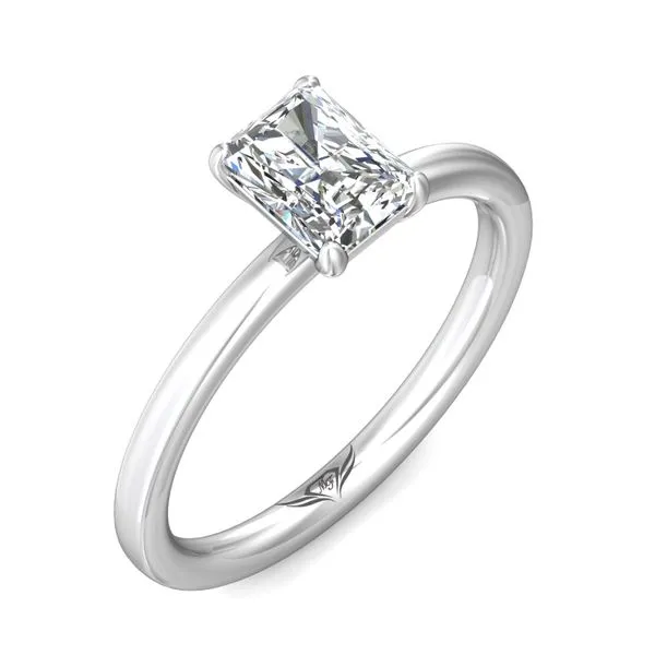 FlyerFit Solitaire 14K White Gold Engagement Ring Image 5 Diamond Source Jewelers Greenwood Village, CO