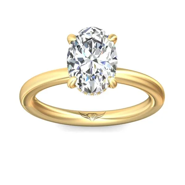 FlyerFit Solitaire 14K Yellow Gold Engagement Ring H-I SI2 Image 2 Valentine's Fine Jewelry Dallas, PA