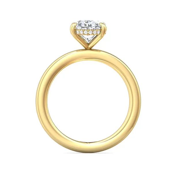FlyerFit Solitaire 14K Yellow Gold Engagement Ring H-I SI2 Image 3 Valentine's Fine Jewelry Dallas, PA