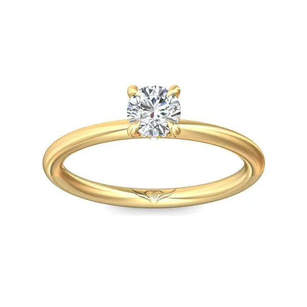 FlyerFit Solitaire 14K Yellow Gold Engagement Ring H-I SI1 Image 2 Valentine's Fine Jewelry Dallas, PA
